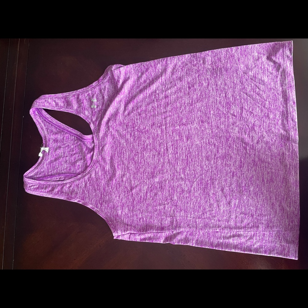 Under armour women's racer back tank purple